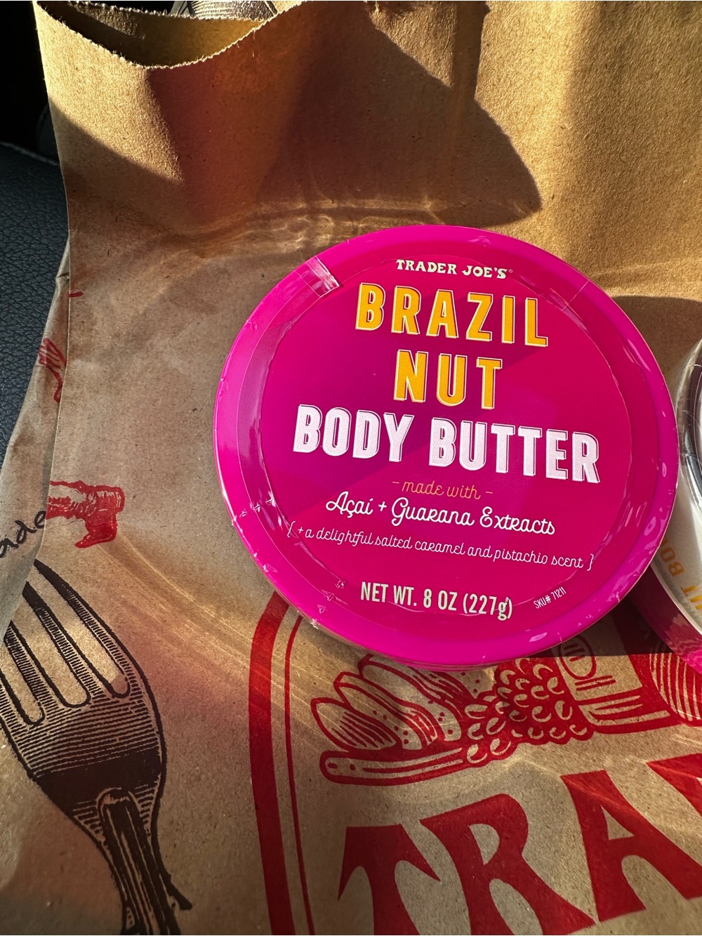 TJ’s body butter - summer addition.